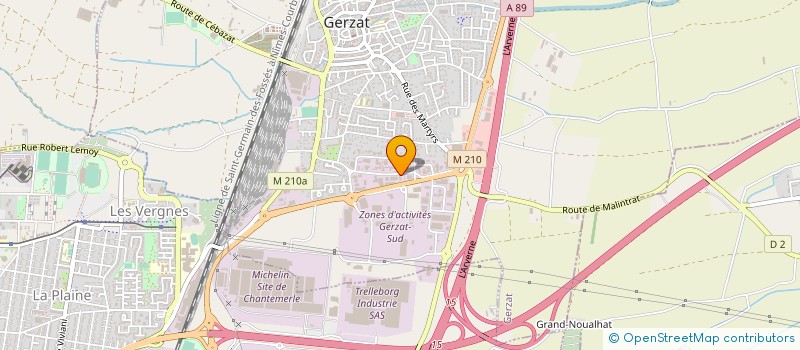 localisation de l'entreprise SOCIETE HIPPIQUE REGION AUVERGNE  MAGNET