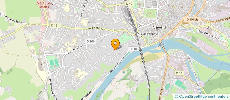localisation de l'entreprise SOCIETE HIPPIQUE RURALE DE LA NIEVRE à NEVERS