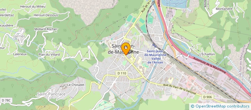 localisation de l'entreprise SOCIETE HISTOIRE ARCHEOLOGIE DE MAURIENNE  SAINT-JEAN-DE-MAURIENNE