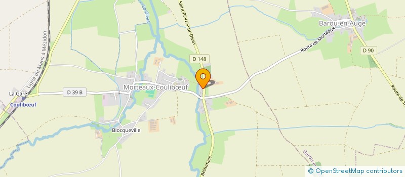 localisation de l'entreprise SOCIETE HISTORIQUE DE L'ANCIEN CANTON DE MORTEAUX-COULIBOEUF (SHACMC)  MORTEAUX-COULIBUF