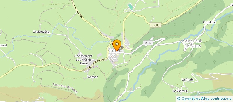 localisation de l'entreprise SOCIETE HISTORIQUE DU PAYS DE SALERS à SALERS