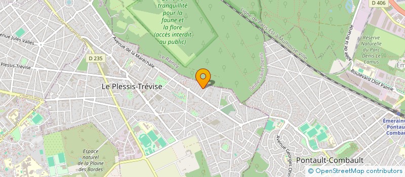 localisation de l'entreprise SOCIETE HISTORIQUE DU PLESSIS TREVISE  LE PLESSIS-TREVISE