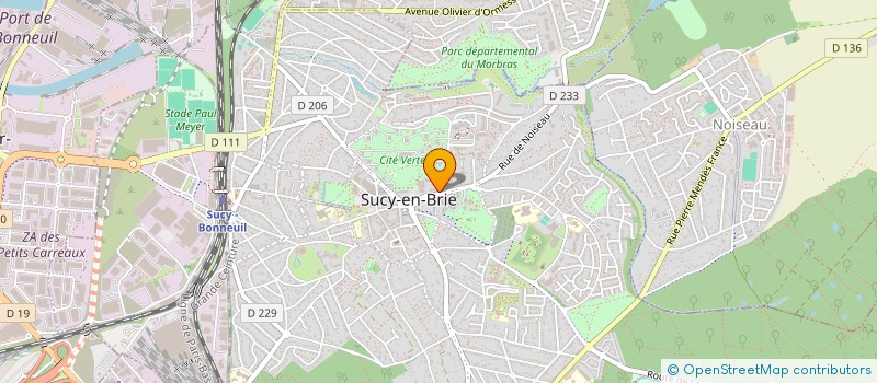 localisation de l'entreprise SOCIETE HISTORIQUE ET ARCHEOLOGIQUE DE SUCY EN BRIE à SUCY-EN-BRIE