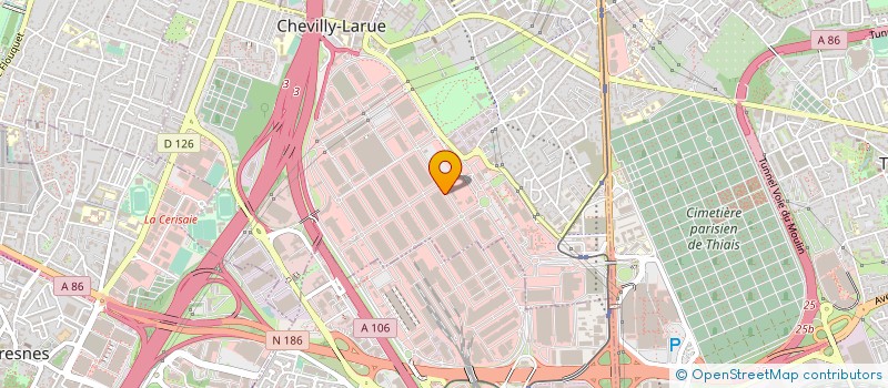 localisation de l'entreprise SOCIETE HM  CHEVILLY-LARUE