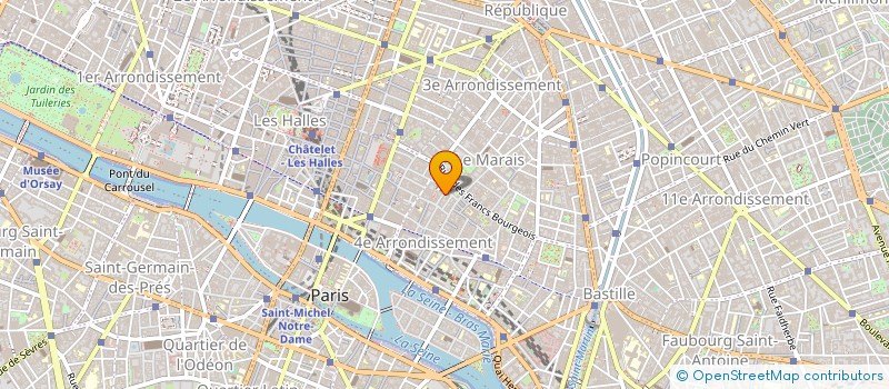 localisation de l'entreprise SOCIETE HOARE  PARIS