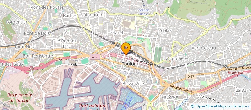 localisation de l'entreprise SOCIETE HOLDING DE PANIFICATION  TOULON