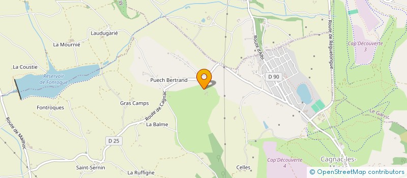 localisation de l'entreprise SOCIETE HOLDING MORIN  CAGNAC-LES-MINES