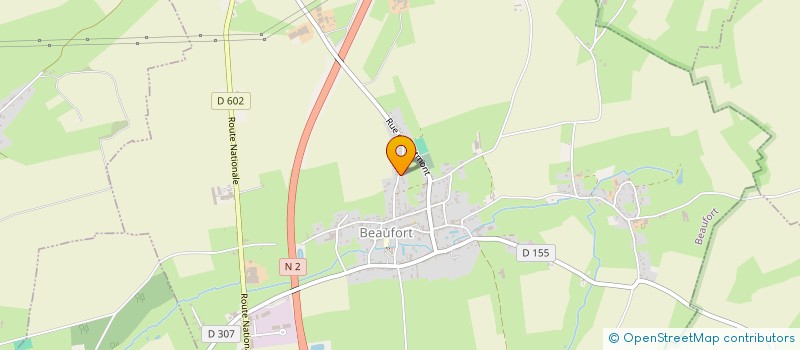 localisation de l'entreprise SOCIETE HOLDING TARTRAT MEUBLES DECORATION  BEAUFORT