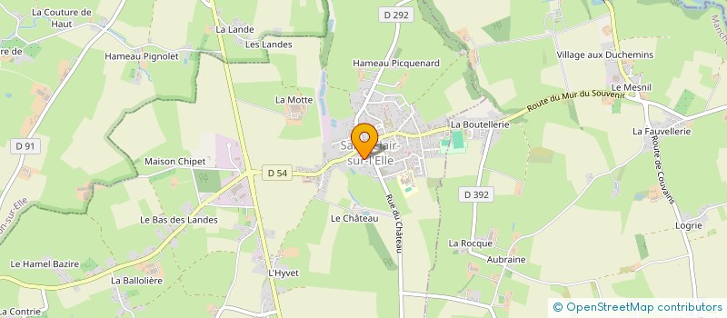 localisation de l'entreprise SOCIETE HOMEOPATHIQUE DE BASSE NORMANDIE  SAINT CLAIR SUR L'ELLE