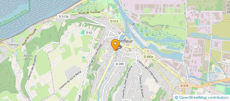 localisation de l'entreprise SOCIETE HONFLEURAISE DE DISTRIBUTION  HONFLEUR