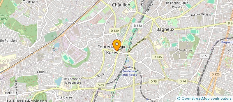 localisation de l'entreprise SOCIETE HORIZON 2000 à FONTENAY-AUX-ROSES