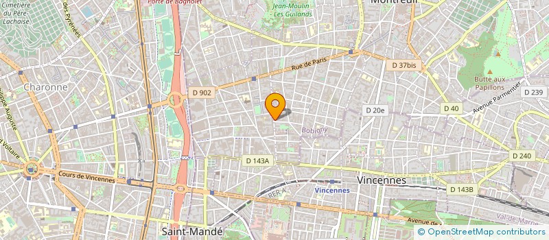localisation de l'entreprise SOCIETE HORIZON 2000 à MONTREUIL