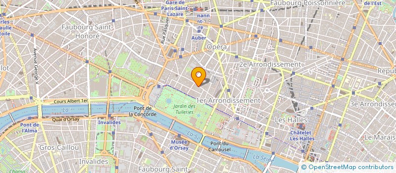 localisation de l'entreprise SOCIETE HORLOGERIE DU PALAIS ROYAL à PARIS