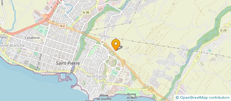 localisation de l'entreprise SOCIETE HORTICOLE DE BASSIN PLAT EARL  SAINT-PIERRE