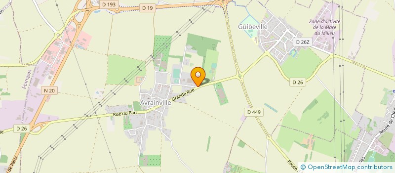 localisation de l'entreprise SOCIETE HORTICOLE VERON ET FILS à AVRAINVILLE