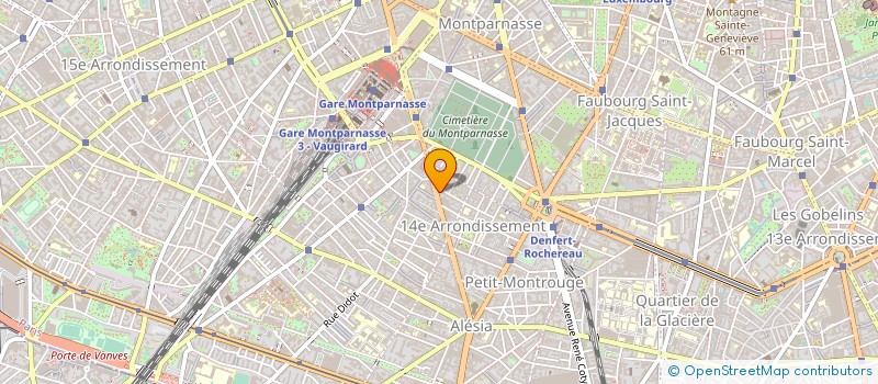 localisation de l'entreprise SOCIETE HOTEL PETIT PALACE  PARIS