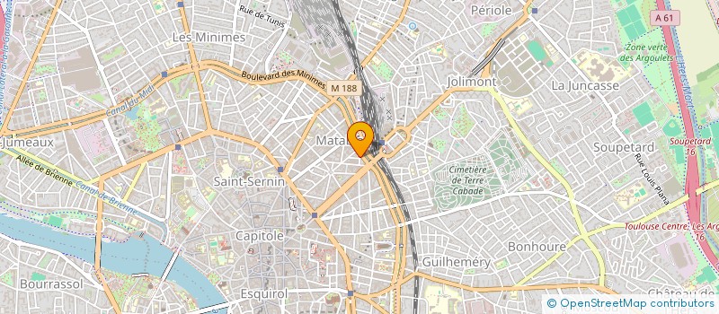localisation de l'entreprise SOCIETE HOTEL SELECT à TOULOUSE