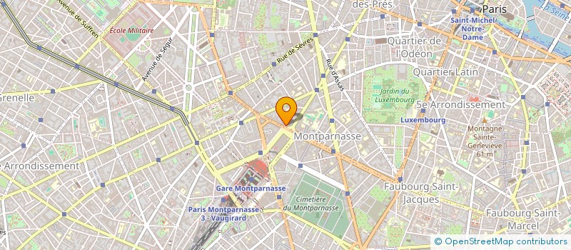 localisation de l'entreprise SOCIETE HOTEL TERMINUS MONTPARNASSE  PARIS