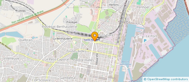 localisation de l'entreprise SOCIETE HOTELIERE 5 à SAINT-NAZAIRE