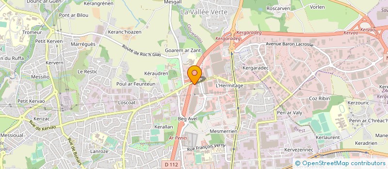 localisation de l'entreprise SOCIETE HOTELIERE 6 à LE RELECQ-KERHUON