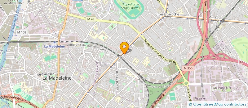 localisation de l'entreprise SOCIETE HOTELIERE AUBUSSON à MARCQ-EN-BARŒUL