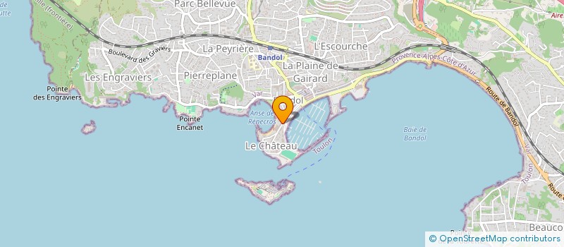 localisation de l'entreprise SOCIETE HOTELIERE BANDOL à BANDOL