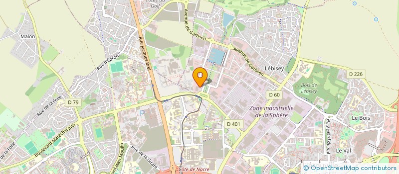 localisation de l'entreprise SOCIETE HOTELIERE BOSTON  HEROUVILLE-SAINT-CLAIR