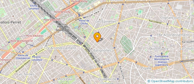 localisation de l'entreprise SOCIETE HOTELIERE CLAIRAUT  PARIS