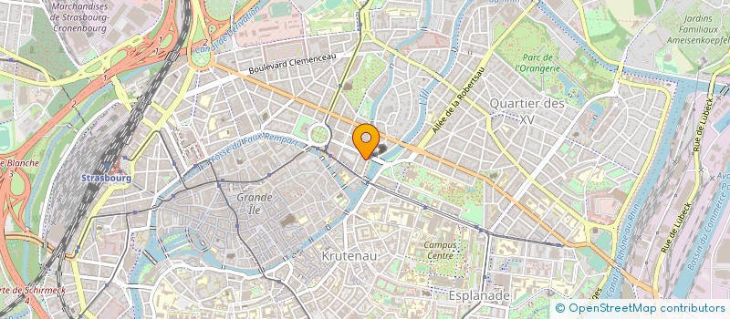 localisation de l'entreprise SOCIETE HOTELIERE CONTADES à STRASBOURG