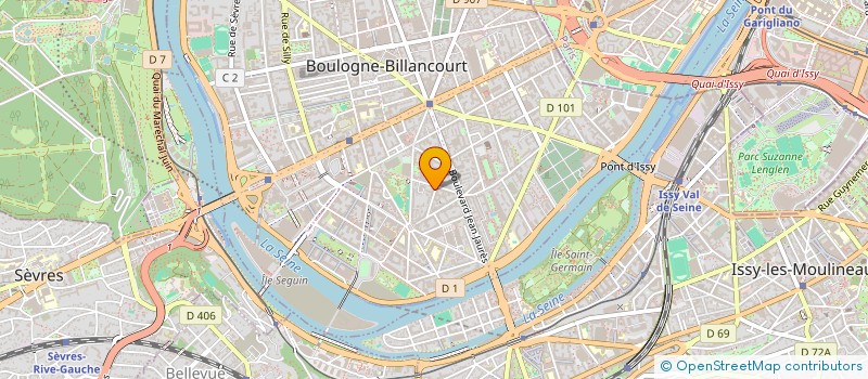 localisation de l'entreprise SOCIETE HOTELIERE D APPOIGNY  BOULOGNE-BILLANCOURT