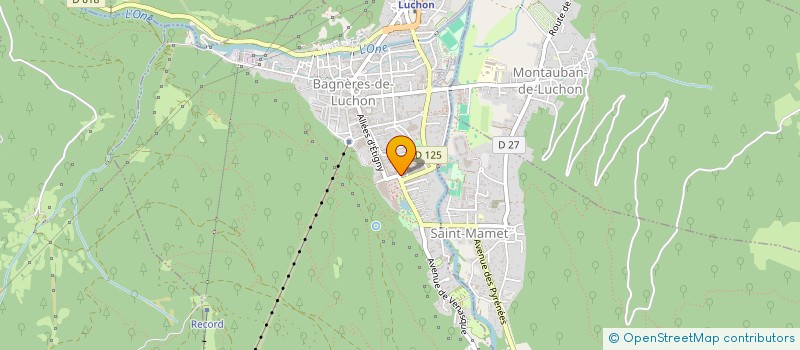 localisation de l'entreprise SOCIETE HOTELIERE D'ETIGNY à BAGNERES-DE-LUCHON