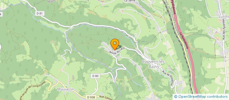 localisation de l'entreprise SOCIETE HOTELIERE D'EXPLOITATION DU LACA  CAPVERN