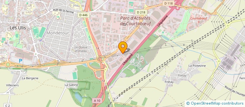 localisation de l'entreprise SOCIETE HOTELIERE D'INVESTISSEMENT à LES ULIS