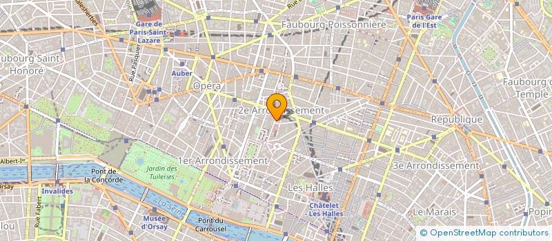 localisation de l'entreprise SOCIETE HOTELIERE D'OLIVET  PARIS