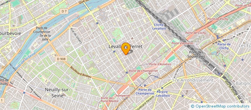 localisation de l'entreprise SOCIETE HOTELIERE DE BRUXELLES ET DU NORD à LEVALLOIS-PERRET
