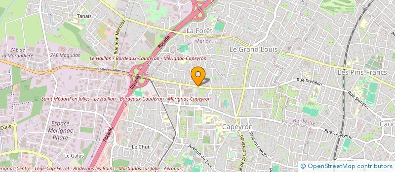 localisation de l'entreprise SOCIETE HOTELIERE DE CESTAS à MERIGNAC