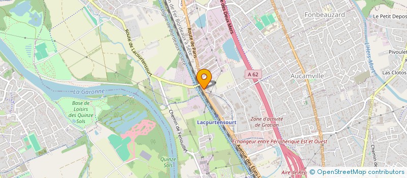 localisation de l'entreprise SOCIETE HOTELIERE DE LACOURTENSOURT à AUCAMVILLE