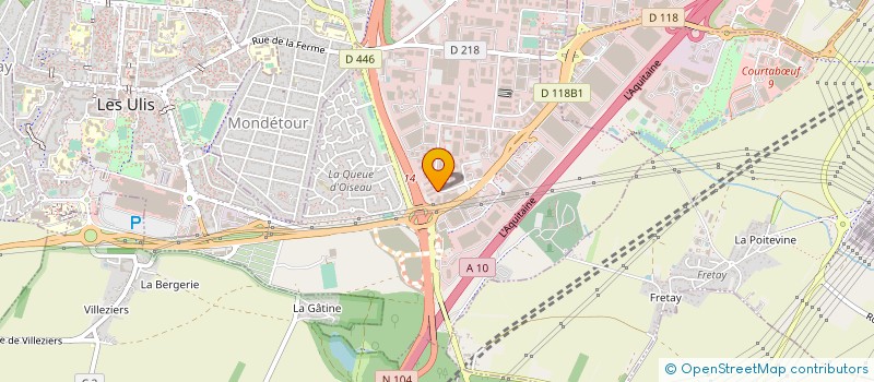 localisation de l'entreprise SOCIETE HOTELIERE DE MONTIVILLIERS à LES ULIS