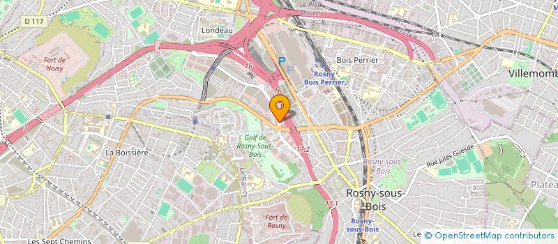 localisation de l'entreprise SOCIETE HOTELIERE DE ROSNY SOUS BOIS à ROSNY-SOUS-BOIS