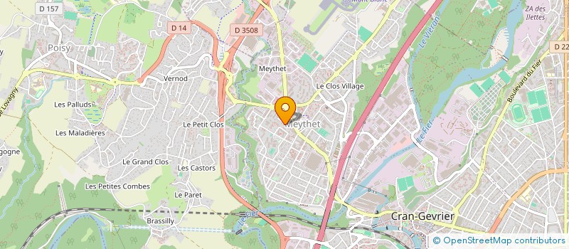 localisation de l'entreprise SOCIETE HOTELIERE DES FLANDRES à ANNECY