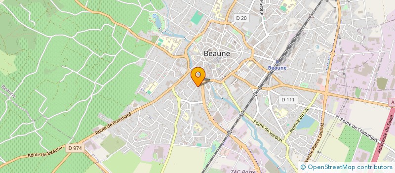 localisation de l'entreprise SOCIETE HOTELIERE DESFOSSEY à BEAUNE