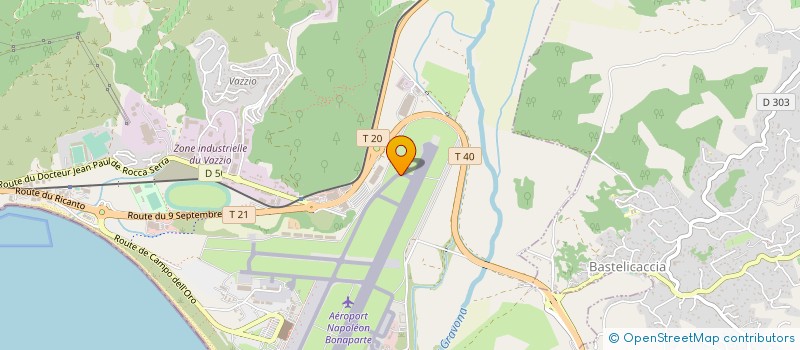 localisation de l'entreprise SOCIETE HOTELIERE DU CAMPO DELL'ORO à AJACCIO