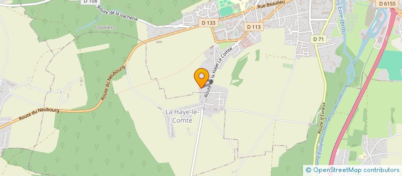 localisation de l'entreprise SOCIETE HOTELIERE DU CHATEL  LOUVIERS