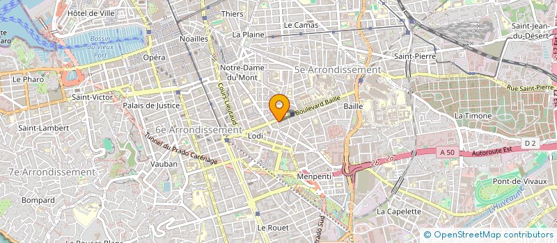 localisation de l'entreprise SOCIETE HOTELIERE DU GRAND DELTA à MARSEILLE