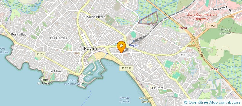 localisation de l'entreprise SOCIETE HOTELIERE DU LITTORAL ROYANNAIS à ROYAN