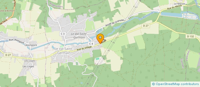 localisation de l'entreprise SOCIETE HOTELIERE DU MARAIS  SAINT-CHERON