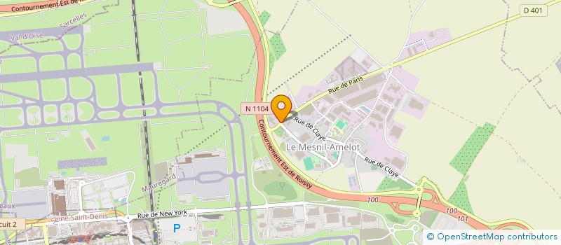 localisation de l'entreprise SOCIETE HOTELIERE DU MESNIL AMELOT  LE MESNIL-AMELOT