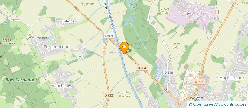 localisation de l'entreprise SOCIETE HOTELIERE DU MONT RENAUD  NOYON