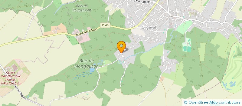 localisation de l'entreprise SOCIETE HOTELIERE DU MOULIN à ORGEVAL