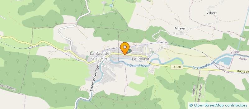 localisation de l'entreprise SOCIETE HOTELIERE DU PAYS D'OLMES à LAROQUE D'OLMES